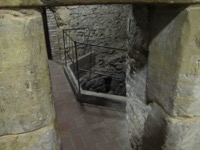 Houses below city hall