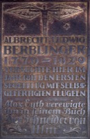 Berblinger plaque