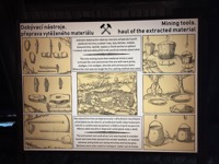 Display in mine museum