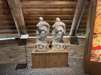 Saint Barbara sculptures in mine museum