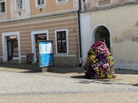 Town flower decoration