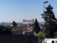 Bratislava Castle from Slavín Memorial