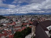 View from Ljubljana Castle