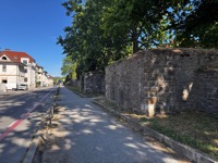 Roman Trail, Roman wall